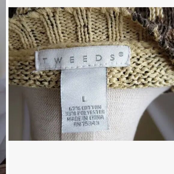 🌟Tweeds sz L cardigan Leopard Print🌟 - Picture 6 of 7